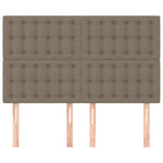 Galvūgaliai, 4vnt., taupe spalvos, 72x5x78/88cm, audinys