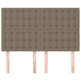 Galvūgaliai, 4vnt., taupe spalvos, 72x5x78/88cm, audinys
