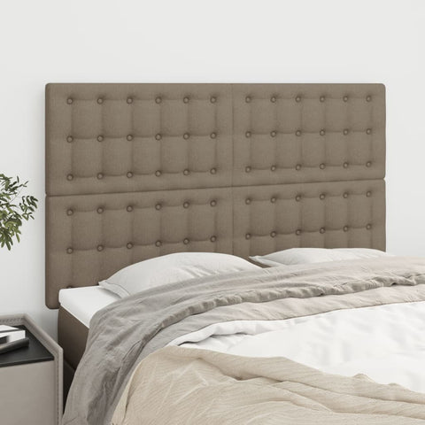 Galvūgaliai, 4vnt., taupe spalvos, 72x5x78/88cm, audinys