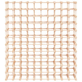 Vyno laikiklis 120 butelių, 112,5x23x123,5cm, pušies masyvas