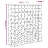 Vyno laikiklis 120 butelių, 112,5x23x123,5cm, pušies masyvas