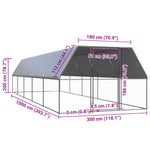 Lauko narvas viščiukams, 3x10x2m, galvanizuotas plienas