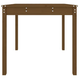 Sodo stalas, medaus rudas, 82,5x82,5x76cm, pušies masyvas
