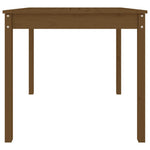 Sodo stalas, medaus rudas, 82,5x82,5x76cm, pušies masyvas