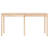 Sodo stalas, 159,5x82,5x76cm, pušies medienos masyvas