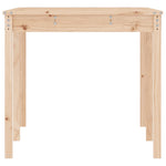 Sodo stalas, 159,5x82,5x76cm, pušies medienos masyvas