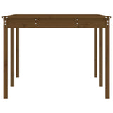 Sodo stalas, medaus rudas, 203,5x100x76cm, pušies masyvas
