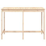 Sodo stalas, 159,5x82,5x110cm, pušies medienos masyvas
