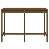 Sodo stalas, medaus rudas, 159,5x82,5x110cm, pušies masyvas
