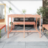 Sodo stalas, 159,5x82,5x110cm, duoglas eglės medienos masyvas