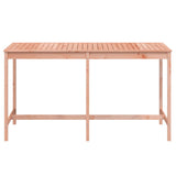 Sodo stalas, 203,5x90x110cm, duoglas eglės medienos masyvas