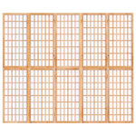 Kambario pertvara, 5 segmentai, 200x170cm, japoniška