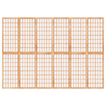 Kambario pertvara, 6 segmentai, 240x170cm, japoniška