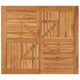 Sodo stalas, 85x85x75cm, akacijos medienos masyvas
