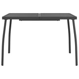 Sodo stalas, antracito, 110x80x72cm, plienas, tinklelis