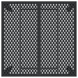 Sodo stalas, antracito spalvos, 100x100x72cm, plienas