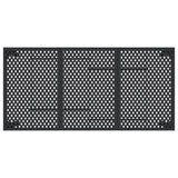 Sodo stalas, antracito spalvos, 165x80x72cm, plienas
