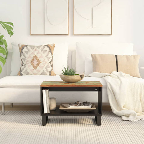 Kavos staliukas, 60x50x40cm, perdirbtos medienos masyvas