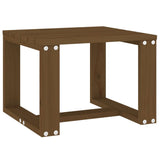 Šoninis sodo staliukas, medaus rudas, 40x38x28,5cm, pušis