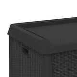 Sodo daiktadėžė, antracito spalvos, 125l, PP