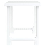 Stovyklavimo stalas, baltas, 79x56x64cm, PP, medienos imitacija