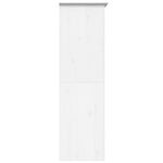 Drabužių spinta BODO, balta, 99x53,5x173 cm, pušies masyvas
