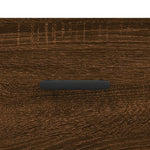 Sieninė spintelė, ruda ąžuolo, 100x36,5x35cm, apdirbta mediena