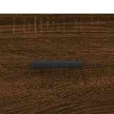 Sieninė spintelė, ruda ąžuolo, 100x36,5x35cm, apdirbta mediena