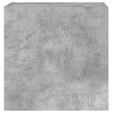 Sieninės TV spintelės, 2vnt., betono, 40,5x30x40cm, mediena