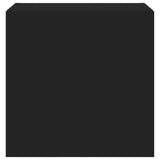 Sieninės TV spintelės su LED, 2vnt., juodos, 40,5x35x40cm