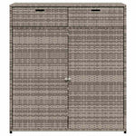 Sodo spintelė daiktams, pilka, 105x55x113cm, poliratanas