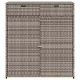 Sodo spintelė daiktams, pilka, 105x55x113cm, poliratanas