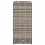 Sodo spintelė daiktams, pilka, 105x55x113cm, poliratanas