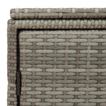 Sodo spintelė daiktams, pilka, 110x55x60,5cm, poliratanas