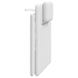 Galvūgalio pagalvėlė, Viana, baltos spalvos, 90 cm, dirbtinė oda