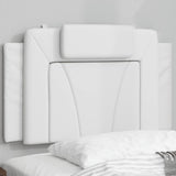 Galvūgalio pagalvėlė, Viana, baltos spalvos, 90 cm, dirbtinė oda