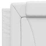 Galvūgalio pagalvėlė, Viana, baltos spalvos, 100 cm, dirbtinė oda