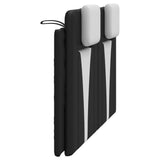 Galvūgalio pagalvėlė, Viana, juodas ir baltas, 120cm, dirbtinė oda