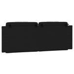 Galvūgalio pagalvėlė, Viana, juodas ir baltas, 120cm, dirbtinė oda