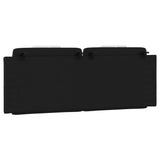 Galvūgalio pagalvėlė, Viana, juodas ir baltas, 120cm, dirbtinė oda