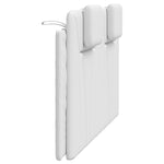 Galvūgalio pagalvėlė, Viana, baltos spalvos, 140cm, dirbtinė oda
