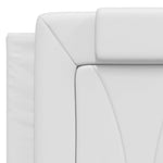 Galvūgalio pagalvėlė, Viana, baltos spalvos, 140cm, dirbtinė oda