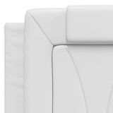 Galvūgalio pagalvėlė, Viana, baltos spalvos, 140cm, dirbtinė oda