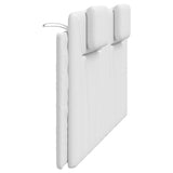 Galvūgalio pagalvėlė, Viana, baltos spalvos, 160cm, dirbtinė oda