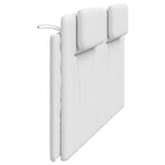 Galvūgalio pagalvėlė, Viana, baltos spalvos, 180cm, dirbtinė oda