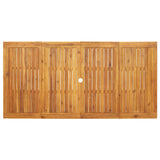 Sodo valgomojo stalas, 180x90x75cm, akacijos medienos masyvas