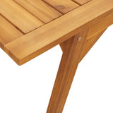 Sodo valgomojo stalas, 110x56x75cm, akacijos medienos masyvas