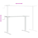Rašomojo stalo rėmas, baltas, (94–135)x60x(70–114)cm, plienas