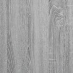 Rašomasis stalas, pilkas ąžuolo, 140x50x75cm, metalas/mediena