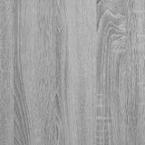 Rašomasis stalas, pilkas ąžuolo, 140x50x75cm, metalas/mediena